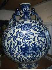 青花双耳瓶-北京艺术品交易网