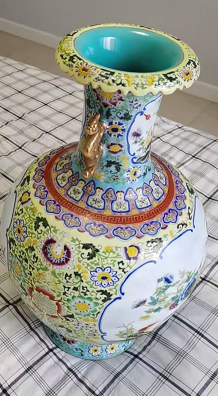 大清乾隆年制花瓶-北京艺术品交易网